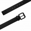 REPLAY MAN LEATHER BELT BLACK