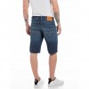 REPLAY STRAIGHT FIT GROVER BERMUDA SHORTS BLUE