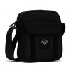 REPLAY Fabric Shoulder / Crossbody Bag with Zipper Black