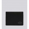 REPLAY WALLET IN SOLID-COLOURED LEATHER BLACK