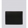 REPLAY WALLET IN SOLID-COLOURED LEATHER BLACK