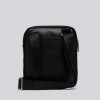 REPLAY CROSSBODY BAG WITH HAMMERED EFFECT BLACK