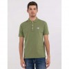 REPLAY PIQUÉ POLO SHIRT WITH PRINT GREEN