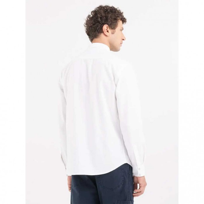 REPLAY REGULAR FIT SHIRT IN WHITE DENIM WHITE