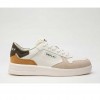 REPLAY UNIVERSITY M PRIME 2 LEATHER SNEAKERS WHITE/BEIGE