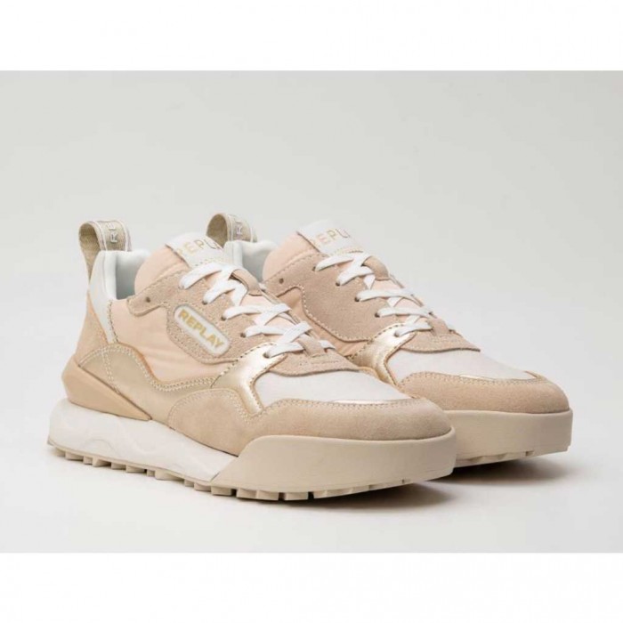 REPLAY WOMENS SNEAKER BEIGE