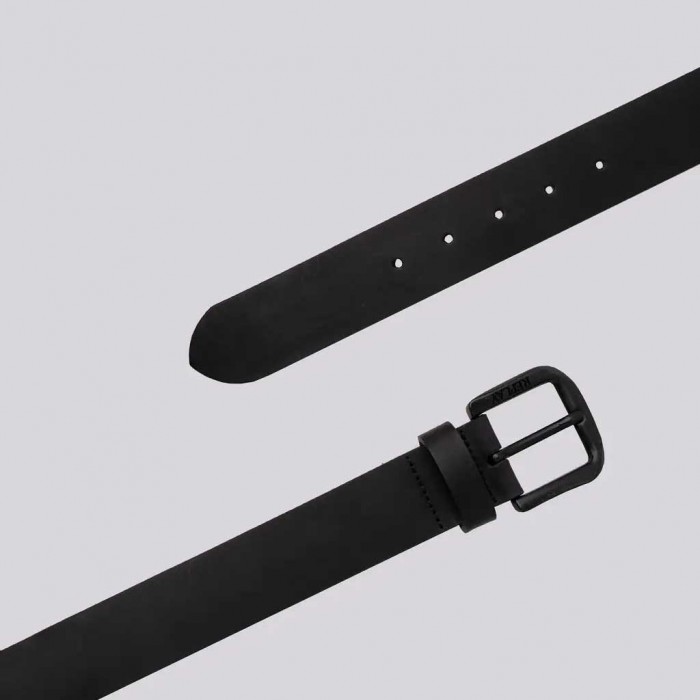 REPLAY Belt in crust leather BLACK