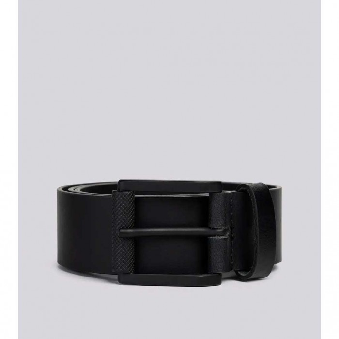 REPLAY DIAMOND LOGO BELT BLACK