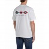 REPLAY MAN T SHIRT LOGO PRINT WHITE