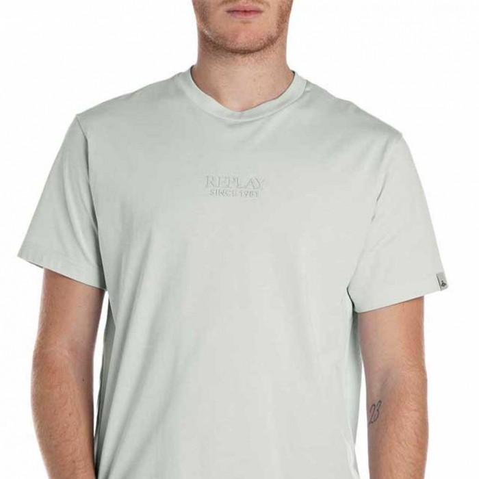 REPLAY REGULAR-FIT T-SHIRT LIGHT GREEN