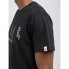 REPLAY T-SHIRT WITH ALOHA STATE PRINT BLACK