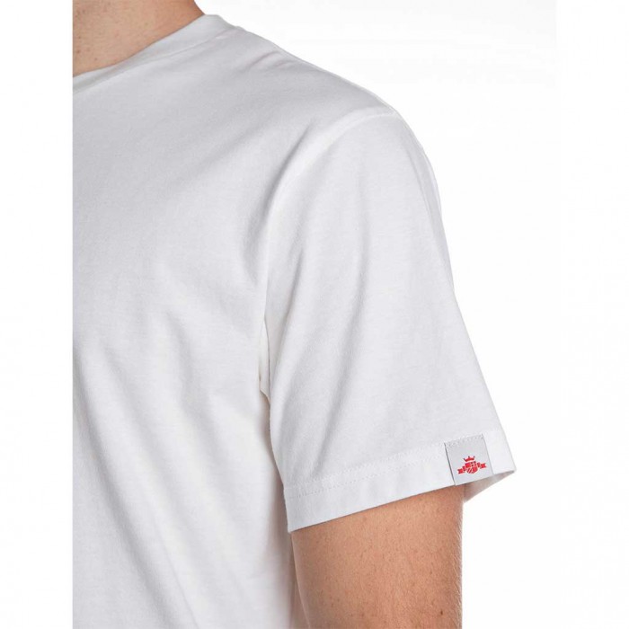 REPLAY MAN T SHIRT SMALL LOGO WHITE