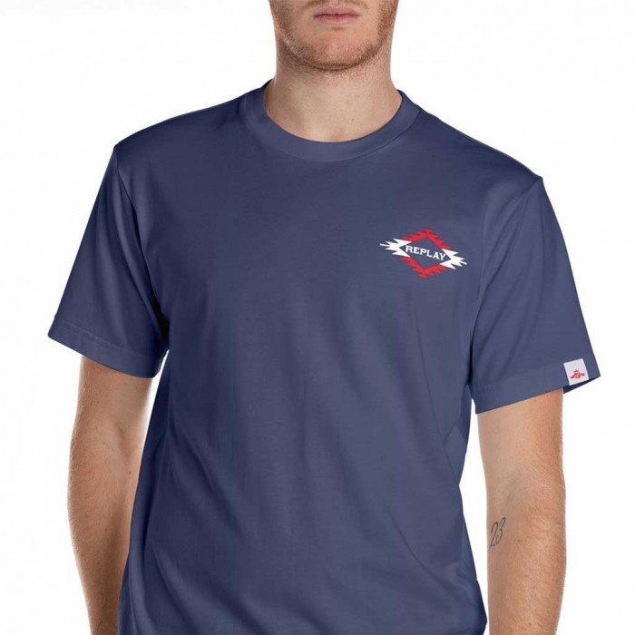 REPLAY MAN T SHIRT BLUE