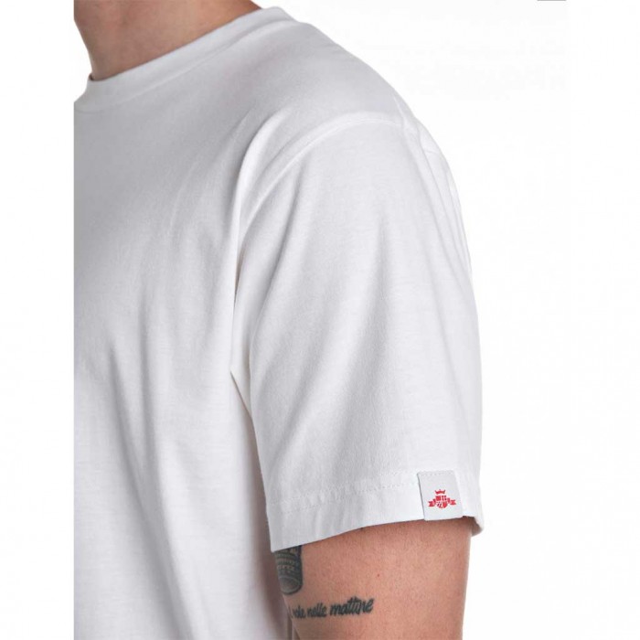 REPLAY MAN T SHIRT BACK PRINT WHITE