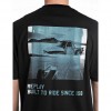 REPLAY MAN T SHIRT PRINT BLACK