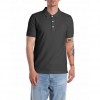 REPLAY MAN POLO T SHIRT BLACK