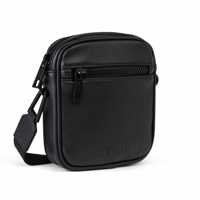 REPLAY MAN CROSSBODY BAG BLACK 1