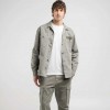 REPLAY RELAXED-FIT COTTON SHIRT GREY MILITARY