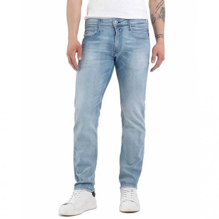 REPLAY MAN JEAN ANBASS LIGHT BLUE