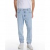 REPLAY SANDOT TAPERED-FIT JEANS LIGHT BLUE