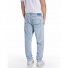 REPLAY SANDOT TAPERED-FIT JEANS LIGHT BLUE