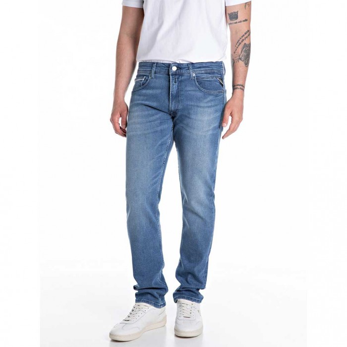 REPLAY MAN STRAIGHT FIT JEAN GROVER BLUE