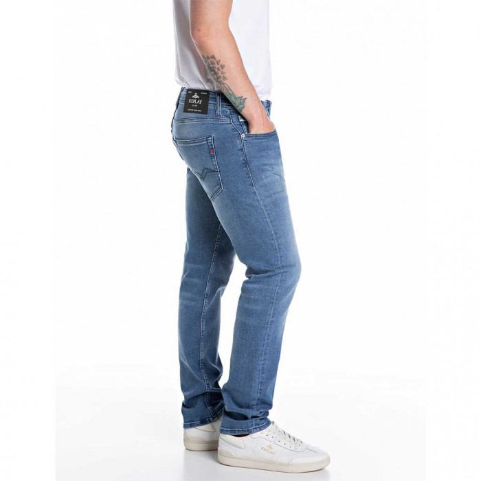 REPLAY MAN STRAIGHT FIT JEAN GROVER BLUE