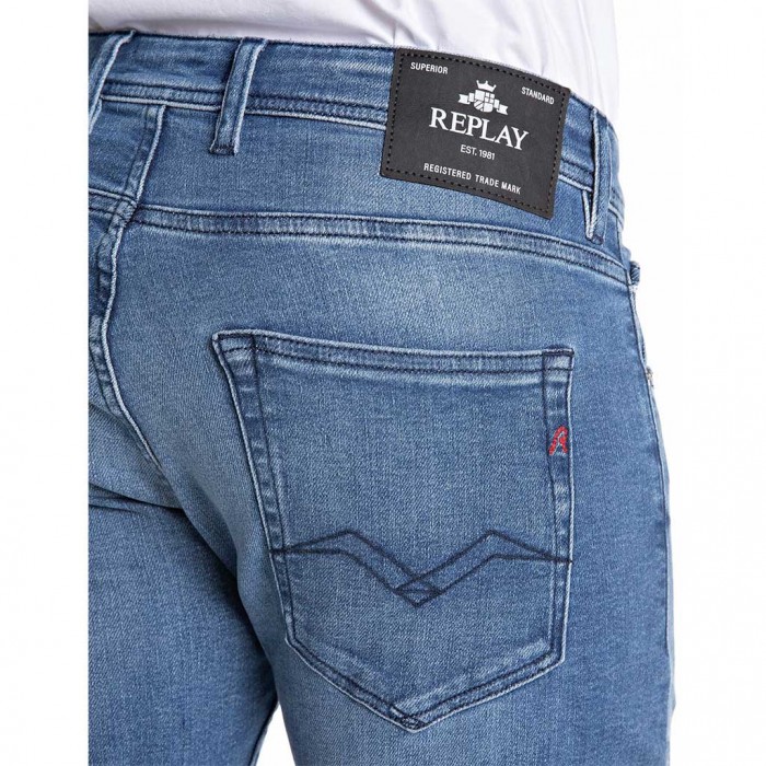 REPLAY MAN STRAIGHT FIT JEAN GROVER BLUE