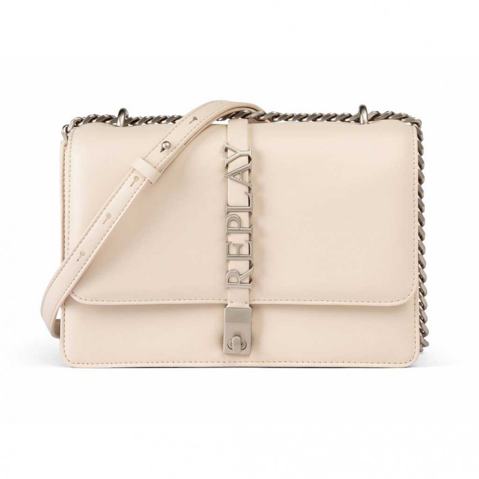 REPLAY WOMAN MINI BAG BEIGE