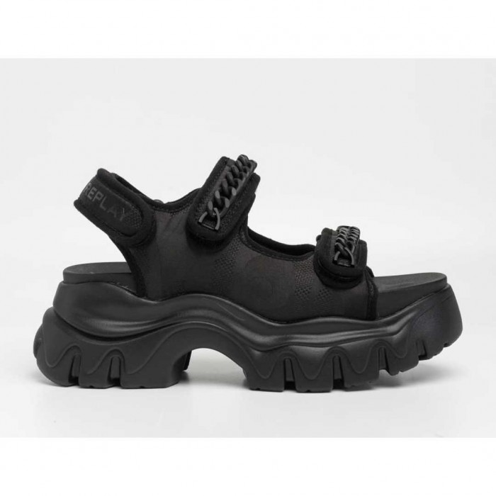 REPLAY WOMAN SANDALS SHOES BLACK