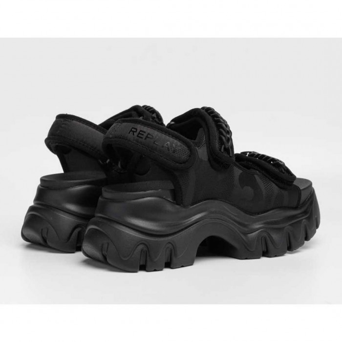 REPLAY WOMAN SANDALS SHOES BLACK