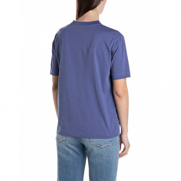 REPLAY WOMAN T SHIRT BLUE