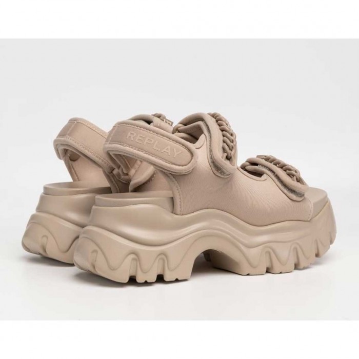 REPLAY WOMAN SANDALS SHOES BEIGE