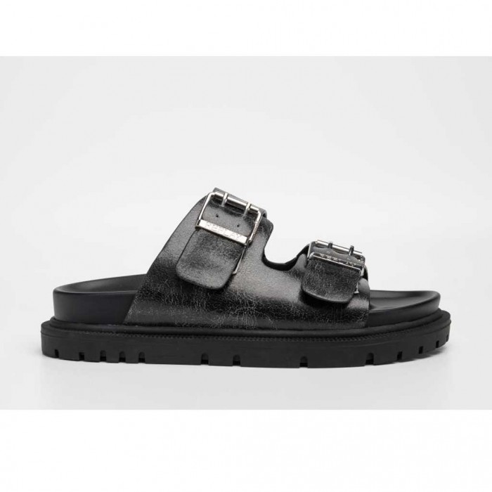 REPLAY WOMAN SANDALS BLACK 1