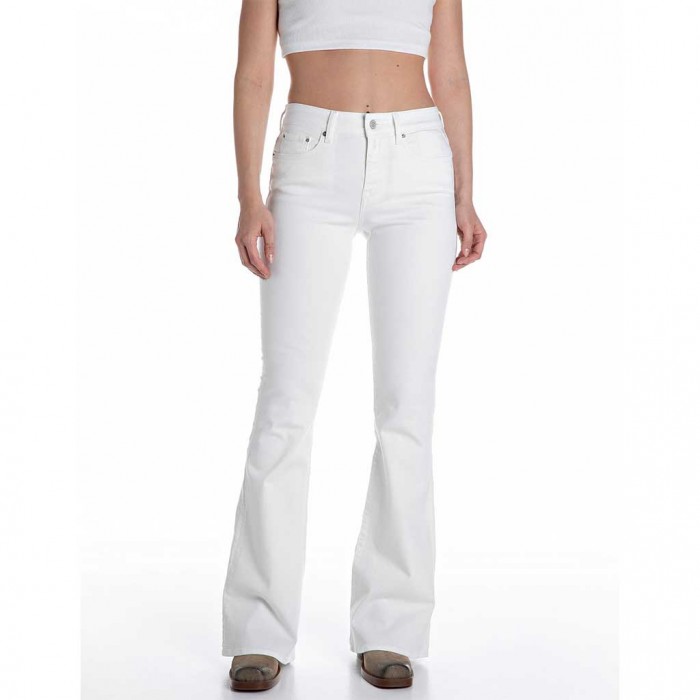 REPLAY WOMAN FLARE JEAN WHITE