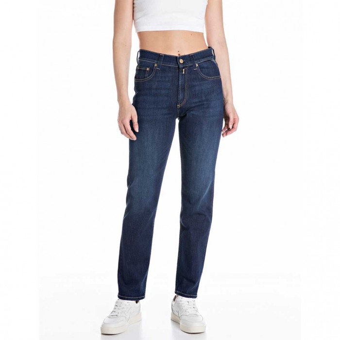 REPLAY MAIJKE STRAIGHT-FIT JEANS BLUE 1