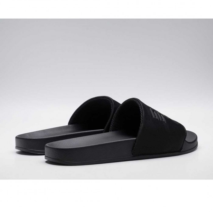 REPLAY UP GRAVEN 2 BRANDED SLIDERS BLACK