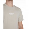 REPLAY MAN T SHIRT LOGO BEIGE