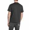REPLAY MAN T SHIRT LOGO DARK GREY