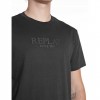 REPLAY MAN T SHIRT LOGO DARK GREY