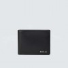 REPLAY SMOOTH LEATHER WALLET BLACK REPLAY SMOOTH LEATHER WALLET BLACK