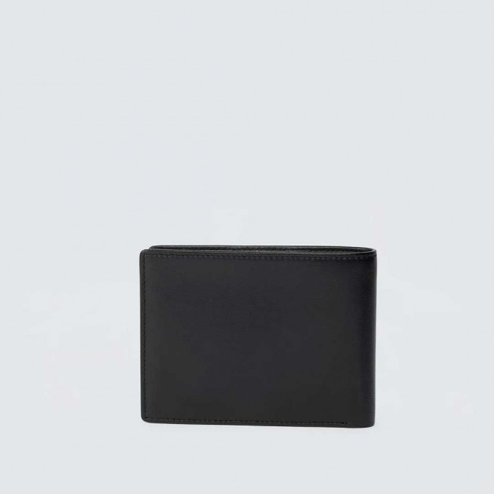 REPLAY SMOOTH LEATHER WALLET BLACK