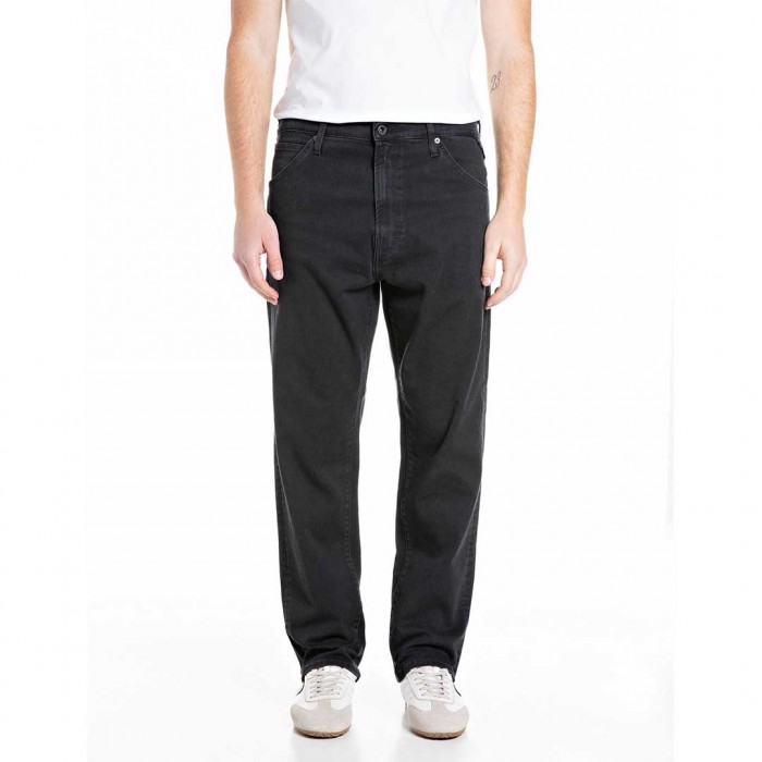 REPLAY WAINE TAPERED JEAN BLACK