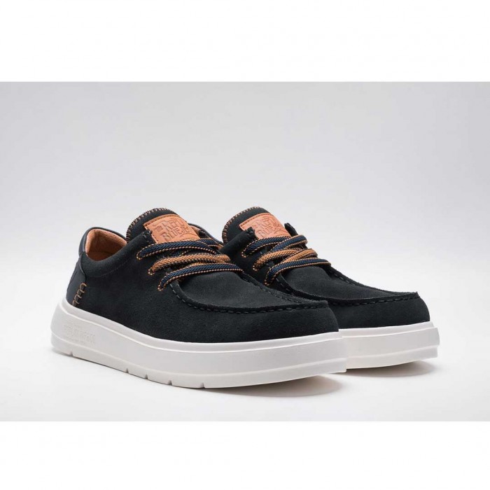 REPLAY ALCYON 2 SUEDE LACE-UP LOAFERS BLUE