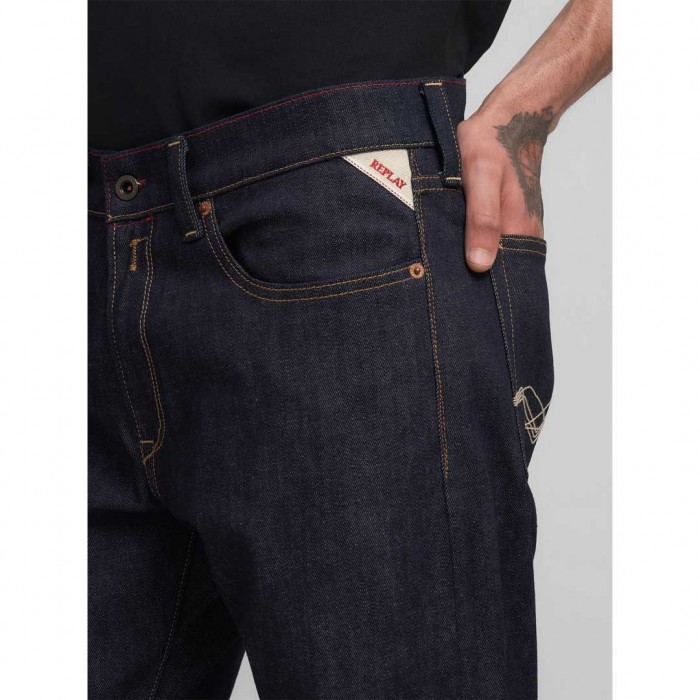 REPLAY NEAAL SLIM-FIT JEANS DARK BLUE