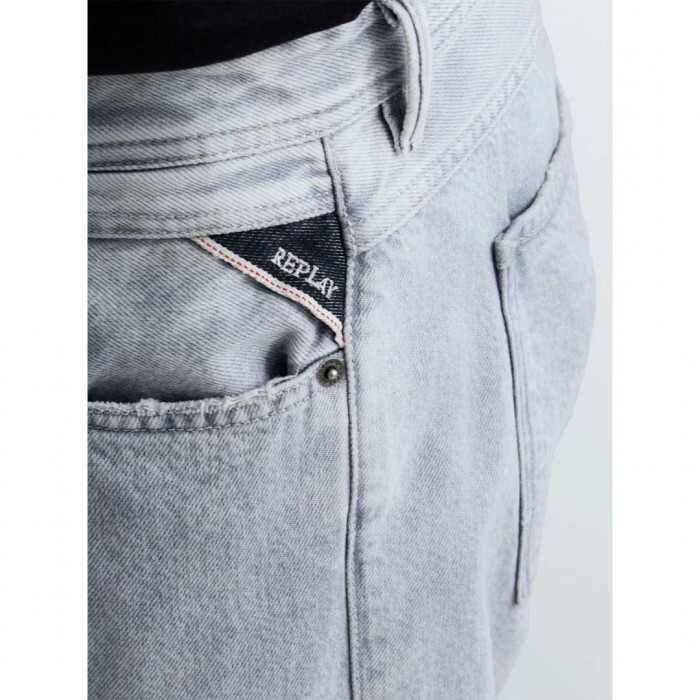 REPLAY WILLBI REGULAR-FIT JEANS LIGHT GRAY