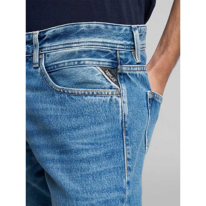 REPLAY GROVER STRAIGHT-FIT JEANS LIGHT BLUE