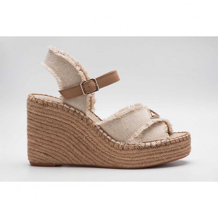 REPLAY WOMAN SHOES PLATFORM BEIGE 1