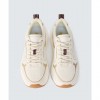 REPLAY SISTER EMELI LUXE LTH LEATHER AND MESH SNEAKERS WHITE REPLAY SISTER EMELI LUXE LTH LEATHER AND MESH SNEAKERS WHITE