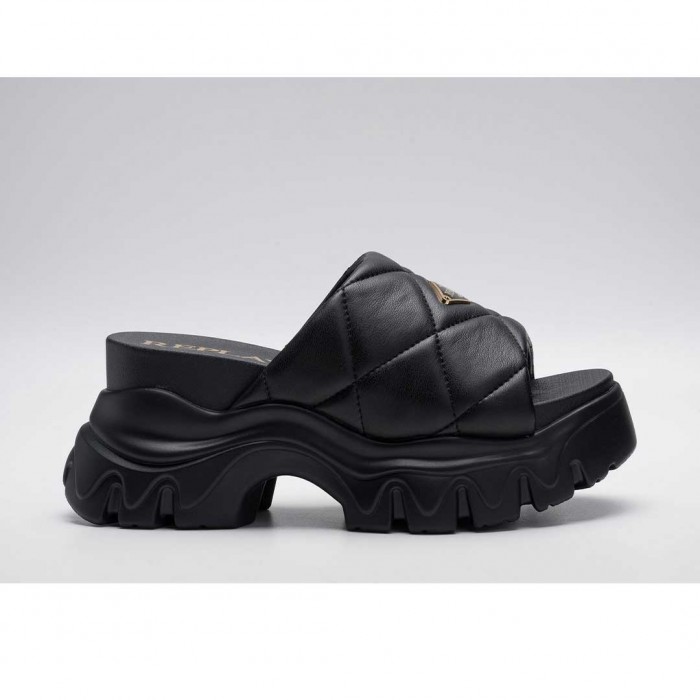 REPLAY WOMAN SUMMER SANDALS BLACK